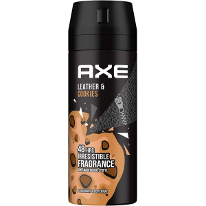 AXE LEATHER AND COOKIES DEODORANT IRRESISTIBLE FRAGRANCE BODY SPRAY 48 HRS 150 ML